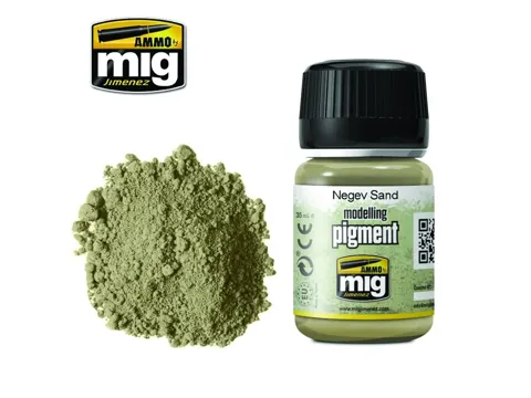 Dóza suchého pigmentu AMMO Mig A.MIG-3024 písek Negev (Negev Sand) 35 ml