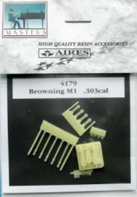 Resinová sada Aires 4179 kulomety Colt Browning ráže .303 v měřítku 1/48