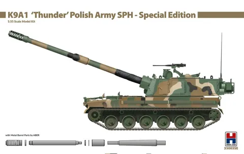Krabice stavebnice Hobby 2000 1/35 K9A1 'Thunder' samohybná houfnice polské armády