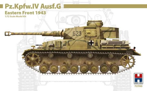 Krabice stavebnice Hobby 2000 H2K72703 Pz.Kpfw.IV Ausf.G východní fronta 1943 v měřítku 1/72