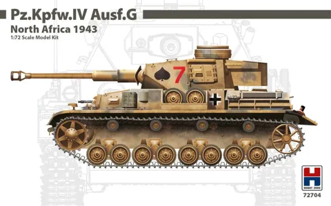 Krabice stavebnice Hobby 2000 H2K72704 Pz.Kpfw.IV Ausf.G 1/72, severní Afrika 1943