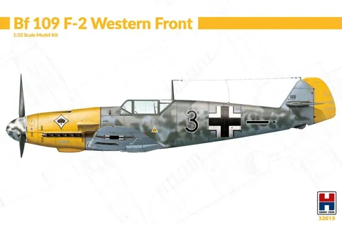 Krabice stavebnice Hobby 2000 H2K32015 Bf 109 F-2 západní fronta v měřítku 1/32