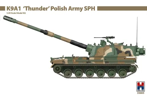 Krabice stavebnice Hobby 2000 H2K35005 K9A1 Thunder 1/35, polská samohybná houfnice