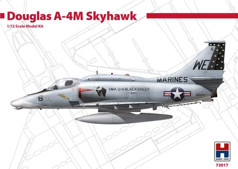 Krabice stavebnice Hobby 2000 1/72 Douglas A-4M Skyhawk Black Sheep v měřítku 1/72