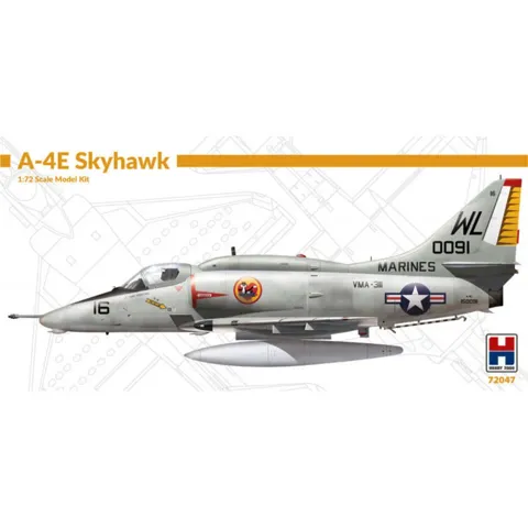 Krabice stavebnice Hobby 2000 H2K72047 A-4E Skyhawk v měřítku 1/72