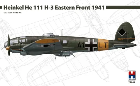 Krabice stavebnice Hobby 2000 H2K72049 Heinkel He 111 H-3 v měřítku 1/72