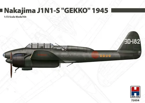 Krabice stavebnice Hobby 2000 1/72 Nakajima J1N1-S Gekko 1945, japonská noční stíhačka