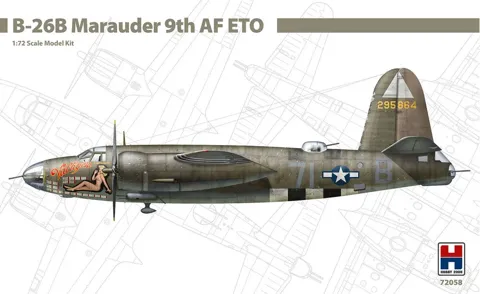Krabice stavebnice Hobby 2000 H2K72058 B-26B Marauder v měřítku 1/72
