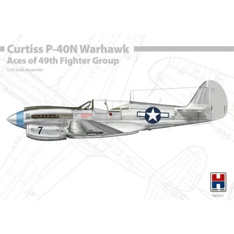 Krabice stavebnice Hobby 2000 H2K48001 P-40N Warhawk v měřítku 1/48