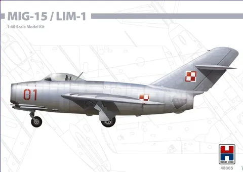 Krabice stavebnice Hobby 2000 H2K48005 MiG-15 / Lim-1 v měřítku 1/48