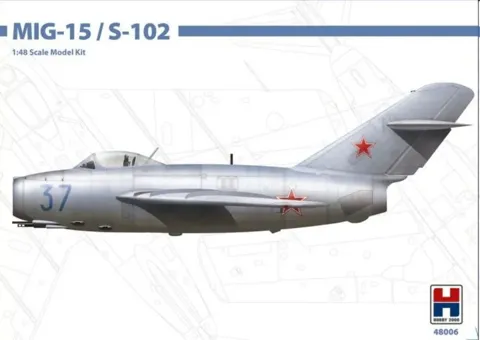 Krabice stavebnice Hobby 2000 H2K48006 MiG-15 / S-102 v měřítku 1/48