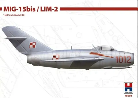 Krabice stavebnice Hobby 2000 H2K48008 MiG-15bis / Lim-2 v měřítku 1/48