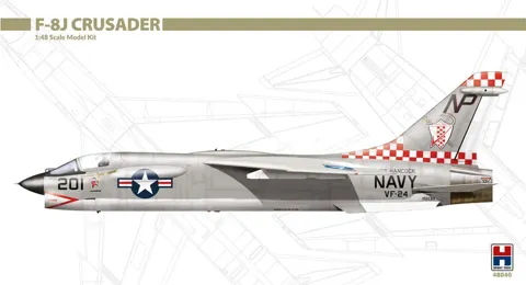 Krabice stavebnice Hobby 2000 H2K48040 F-8J Crusader v měřítku 1/48