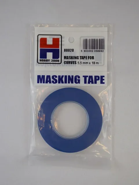 Cívka maskovací pásky Hobby 2000 80020 Masking Tape For Curves 5,5 mm x 18 m