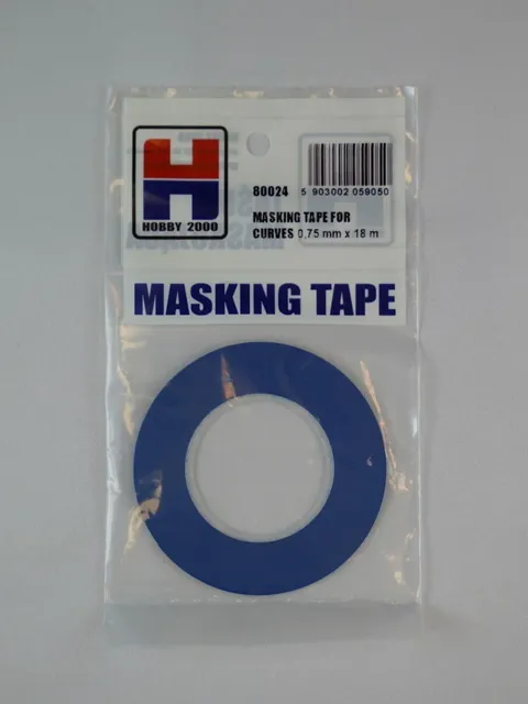 Role maskovací pásky Hobby 2000 80024 pro oblouky, šířka 0,75 mm, délka 18 m