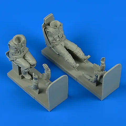 Doplňková sada Aires 320125 1/32 – figurky pilota a střelce Luftwaffe se sedadly pro Ju 87 Stuka
