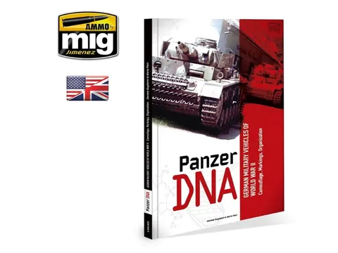 Obálka modelářské publikace AMMO Mig A.MIG-6035 Panzer DNA v angličtině