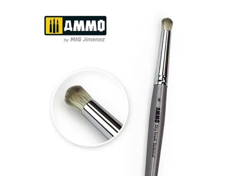 Modelářský štětec AMMO Mig A.MIG-8703 Drybrush Technical Brush velikost 8
