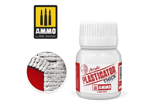 Lepidlo na plast AMMO Mig A.MIG-2076 Plasticator Thick v lahvičce s aplikátorem