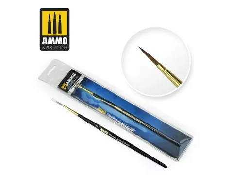 Modelářský štětec AMMO Mig 8603 Premium Marta Kolinsky velikost 2