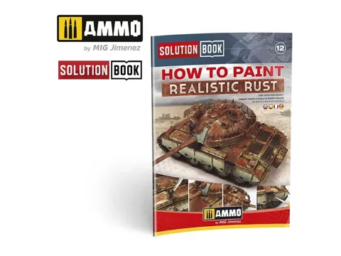 Obálka publikace AMMO Mig A.MIG-6519 Solution Book o malování realistické rzi