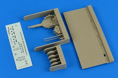 Aires 480203 ocelový letištní vozík USAF/NATO v měřítku 1/48, doplněk pro letecká diorámata