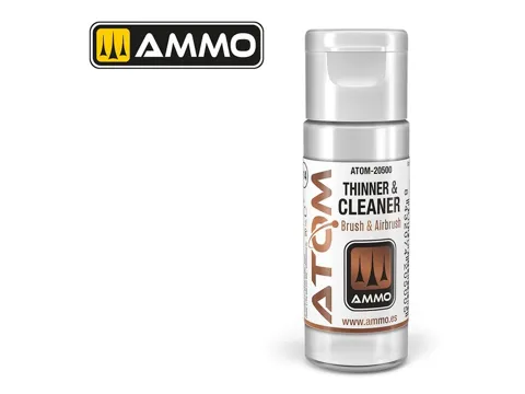 Lahvička ředidla a čističe AMMO Mig ATOM 20500 Thinner and Cleaner 20 ml