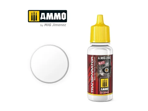 Lahvička pomocného média AMMO Mig A.MIG-2043 Transparator Matt 60 ml