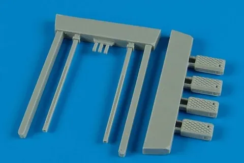 Aires 148003 klíny pod kola Navy Wheel Chock NWC-4/5 v měřítku 1/48