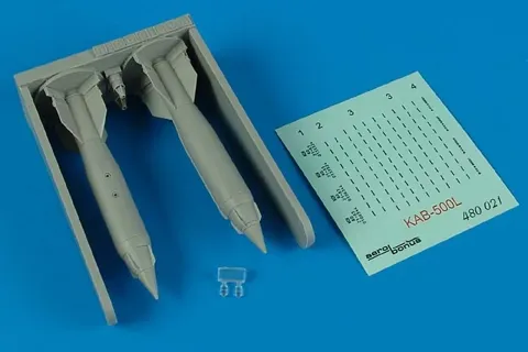 Detailní doplněk Aires Aerobonus 480021 KAB-500L laserem naváděná puma v měřítku 1/48