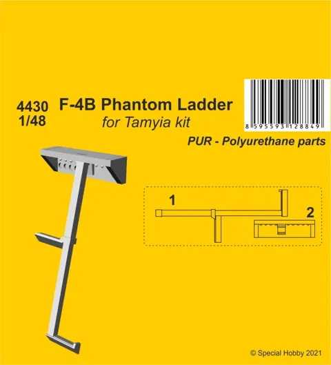 Resinový žebřík CMK 4430 pro model F-4B Phantom v měřítku 1/48