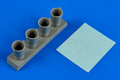 Doplňková sada Aires 480099 hasicí vědra v měřítku 1/48