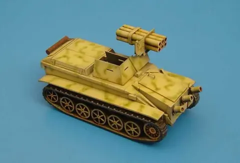 Stavebnice Hauler HLR87083 Borgward Wanze v měřítku 1/87, německý stíhač tanků
