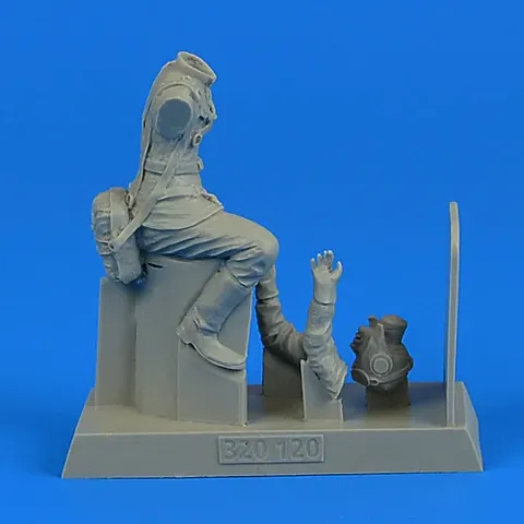 Resinová figurka Aires 320120 sovětský pilot 2. světové války v měřítku 1/32