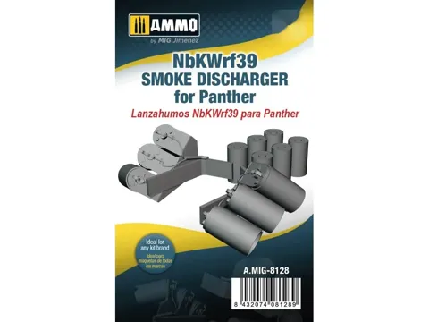 Detailní set AMMO Mig AMIG8128 NbKWrf39 kouřové granátomety pro Panther v měřítku 1/35
