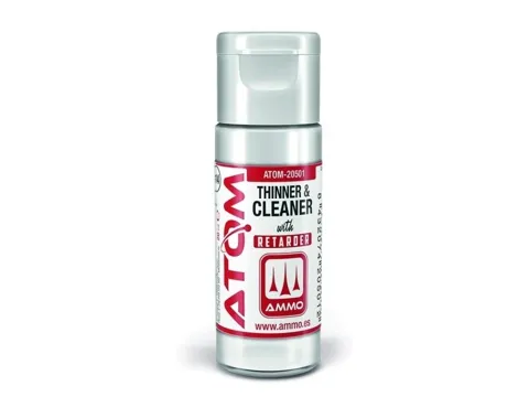 Lahvička AMMO Mig ATOM 20501 Thinner and Cleaner with Retarder 20 ml