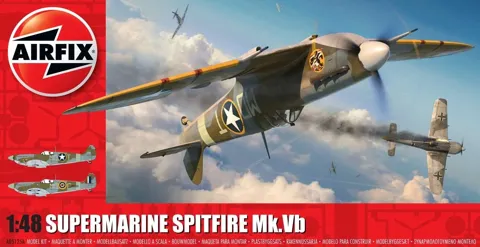 Krabice stavebnice Airfix A05125A Supermarine Spitfire Mk.Vb v měřítku 1/48