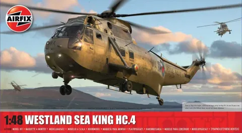 Krabice stavebnice Airfix A11008 Westland Sea King HC.4 v měřítku 1/48