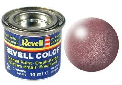 Lahvička emailové barvy Revell Email Color 32193 měděná metalická 14 ml