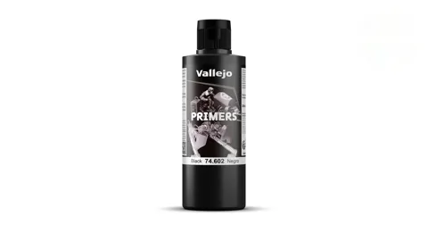 Lahvička základové barvy Vallejo Surface Primer 74602 černá, 200 ml