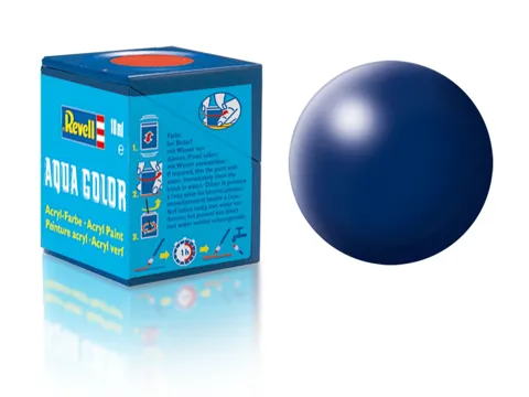 Lahvička akrylové barvy Revell Aqua Color 36350 tmavě modrá hedvábná 18 ml