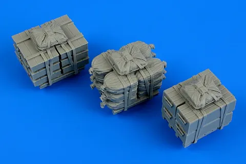 Resinová sada Aires 480119 US ARMY load (3) v měřítku 1/48