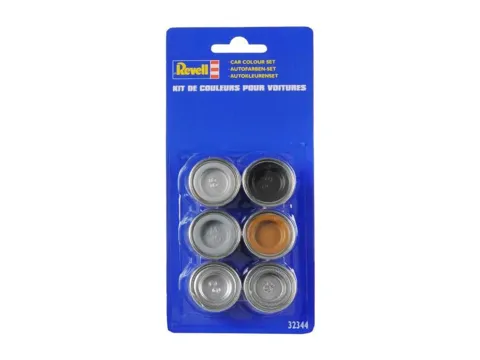 Sada emailových barev Revell Email Color 32344 pro modely aut, šest lahviček po 14 ml