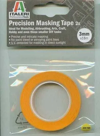 Dvě role maskovací pásky Italeri Precision Masking Tapes 50826 o šířce 3 mm