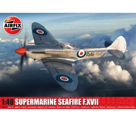 Krabice stavebnice Airfix A06102A Supermarine Seafire F.XVII v měřítku 1/48