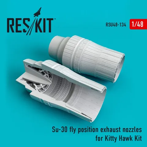 Sada výfukových trysek Reskit RSU48-0134 pro Su-30 v měřítku 1/48