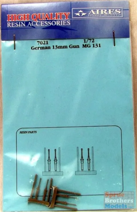 Resinová sada Aires 7021 německé kulomety MG 131 v měřítku 1/72