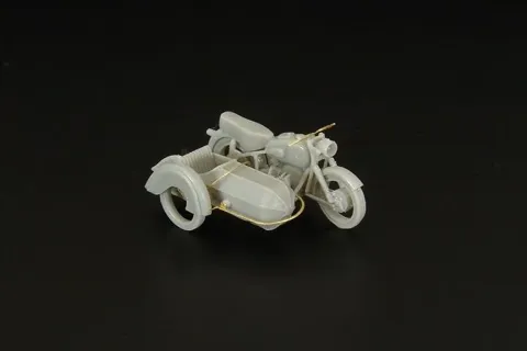 Resinová stavebnice Hauler HLR87173 BMW R 69 se sidecarem Steib 500 v měřítku 1/87