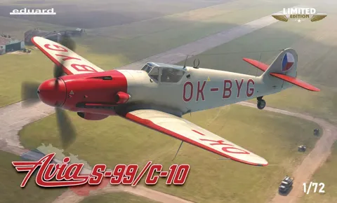 Krabice limitované stavebnice Eduard 2157 Avia S-99/C-10 v měřítku 1/72