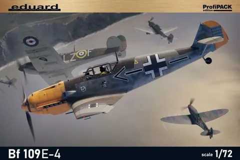 Krabice stavebnice Eduard ProfiPACK 7033 Bf 109E-4 v měřítku 1/72
